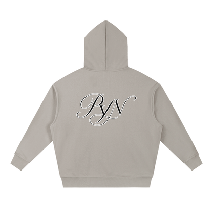 PYN™ x BKRP™ "Cut & Sew" Essential Boxy Heavyweight Drop-Shoulder Hoodie