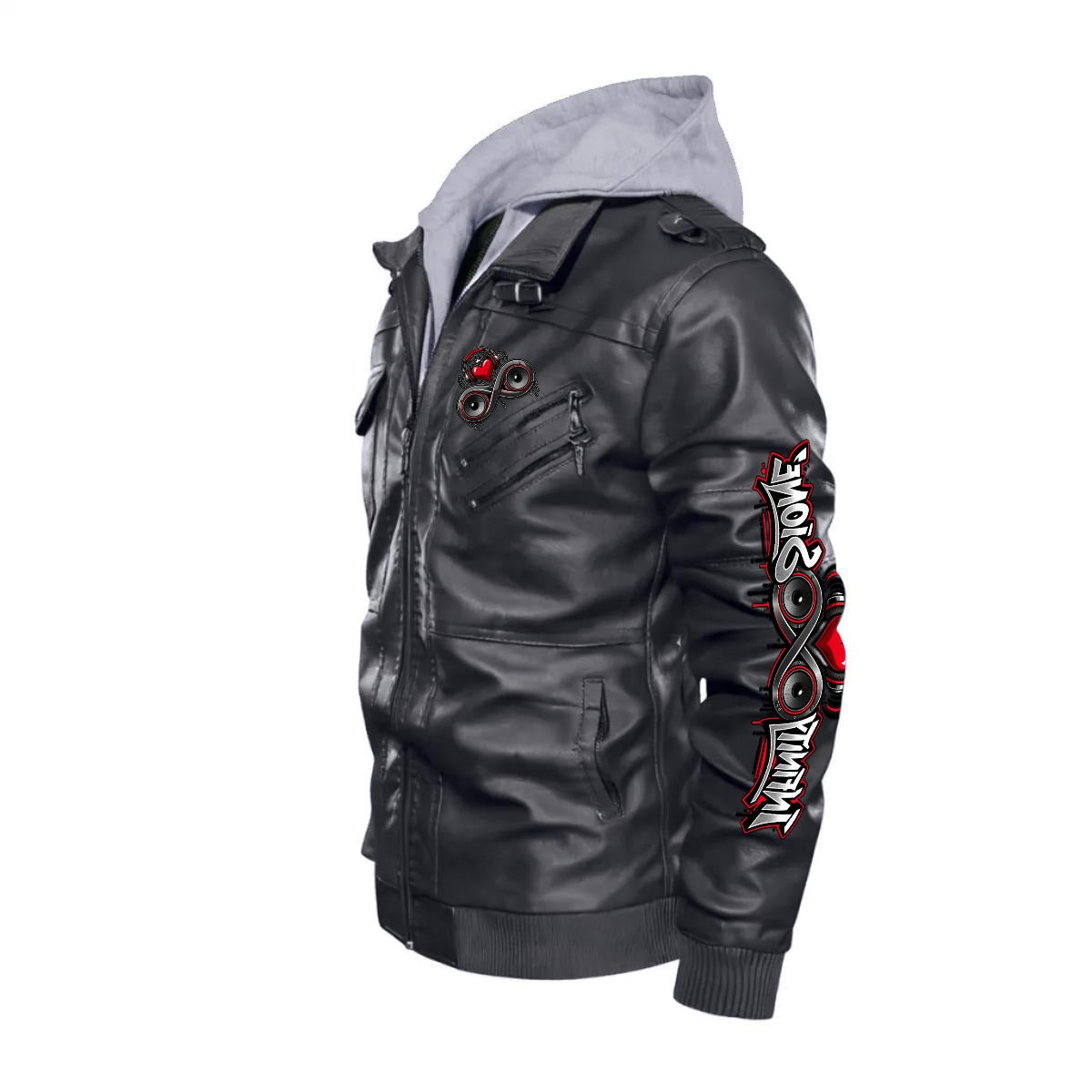 Infinity Sione™ "Heartbeatz"  Leather Jacket