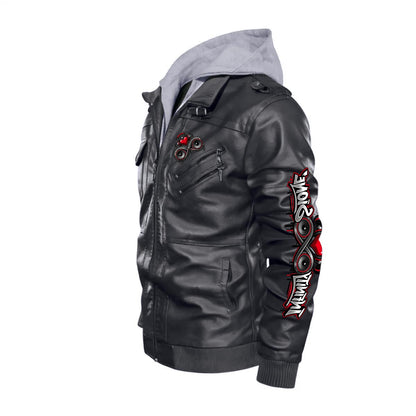 Infinity Sione™ "Heartbeatz"  Leather Jacket