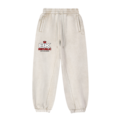 "Brooklyn Republic Essentials" Block Party Fleeced Jogger Sweatpants