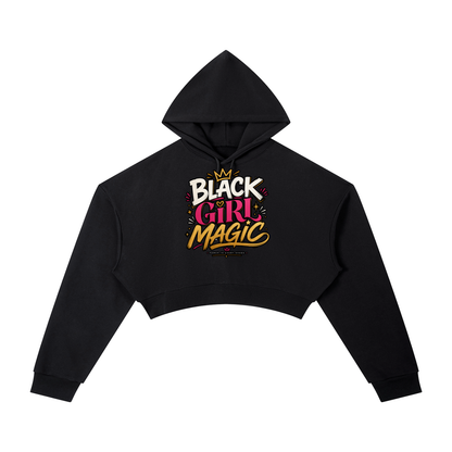 "Black Girl Magic" Cropped Hoodie