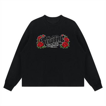 Unisex Waffle Boxy Long Sleeve T-Shirt