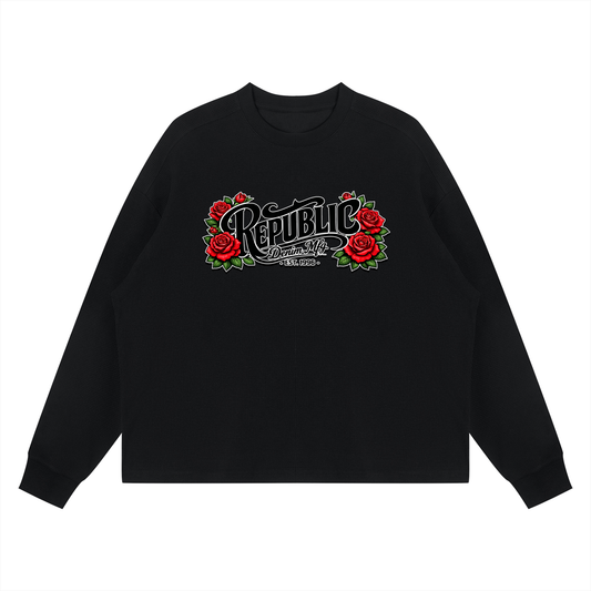Unisex Waffle Boxy Long Sleeve T-Shirt