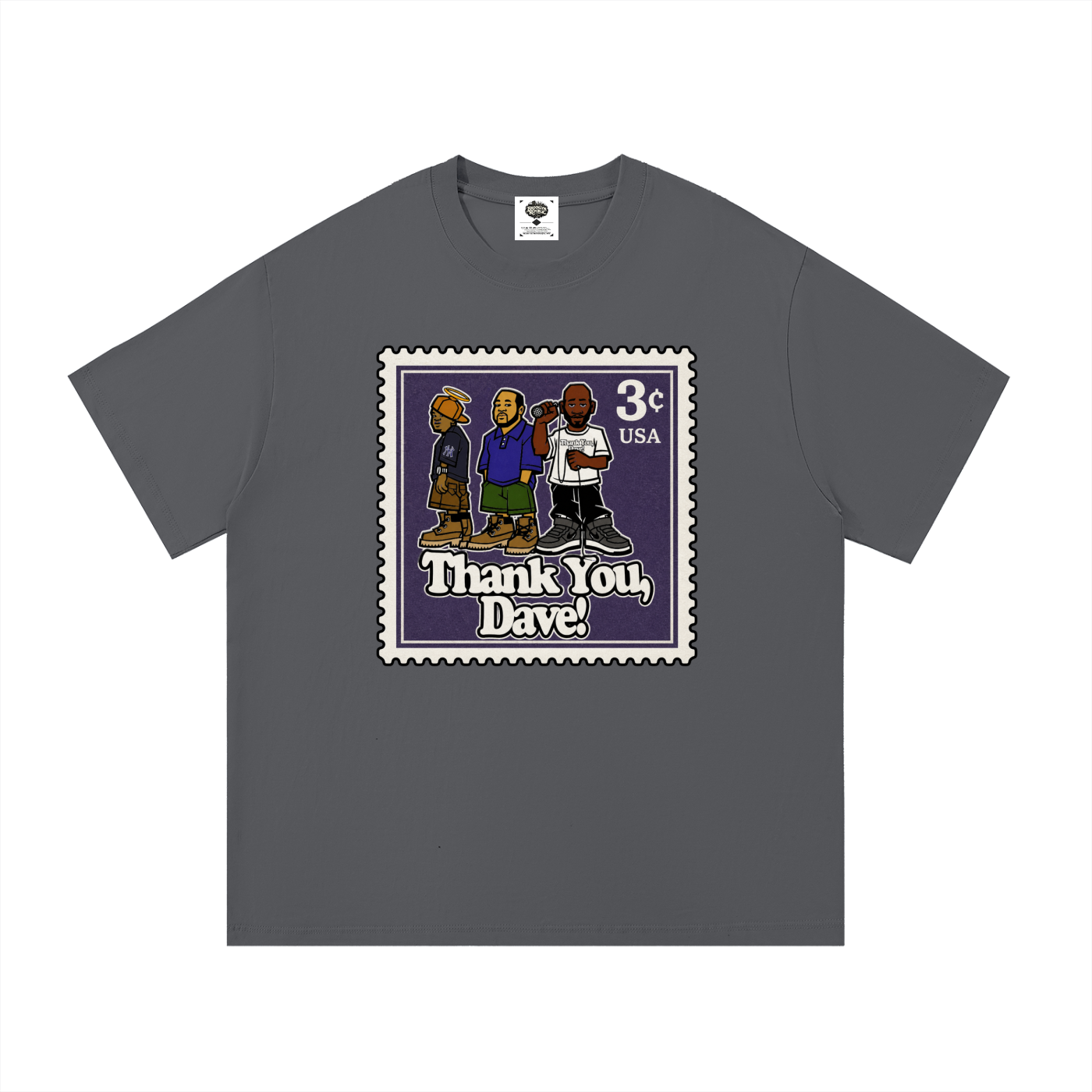 "Thank you, Dave" Postal Stamp Cotton T-Shirt