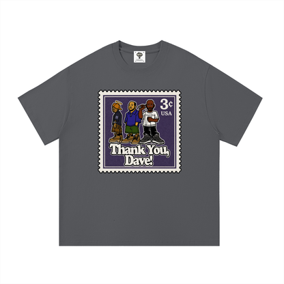 "Thank you, Dave" Postal Stamp Cotton T-Shirt