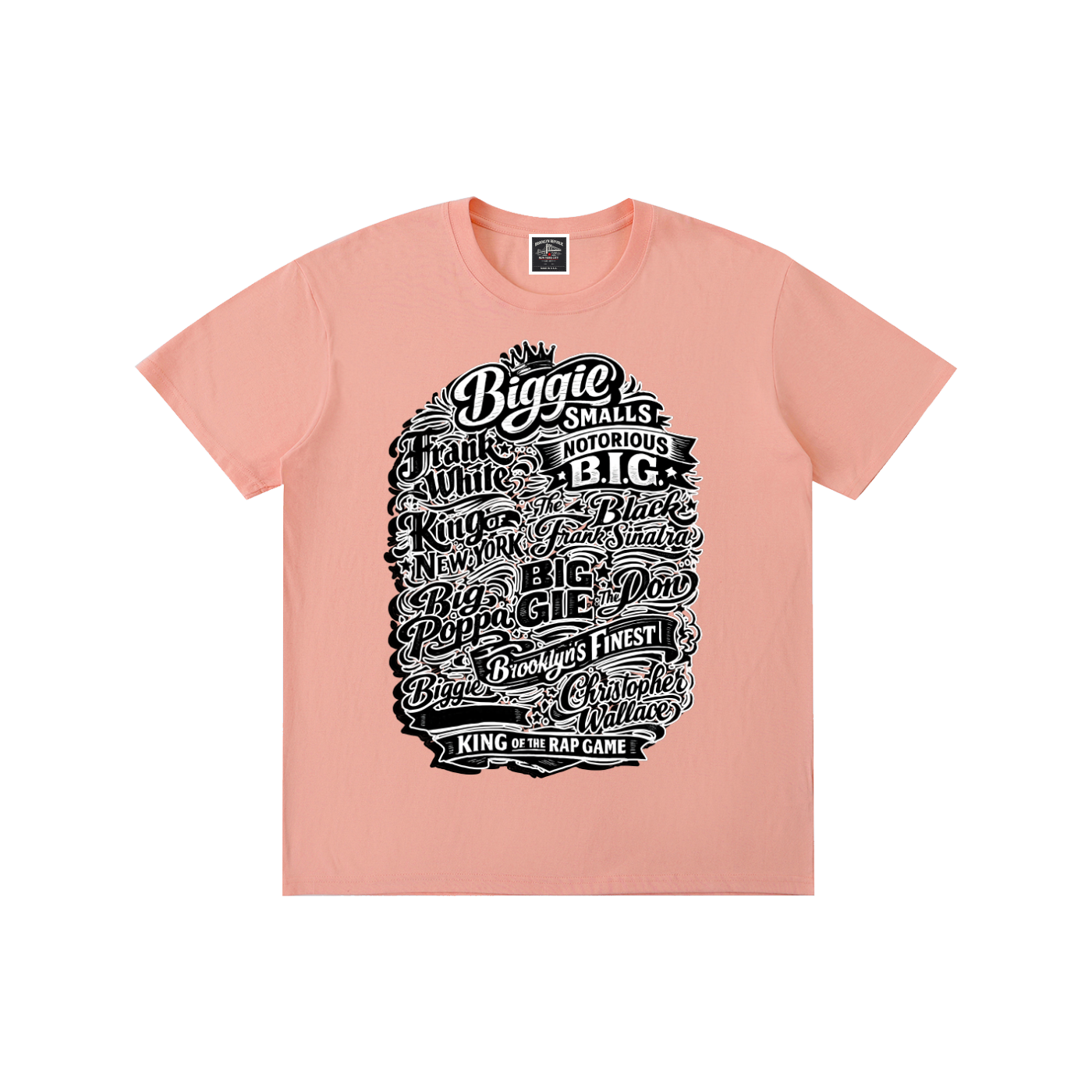 "The Black Frank White" Cotton Unisex T-Shirt