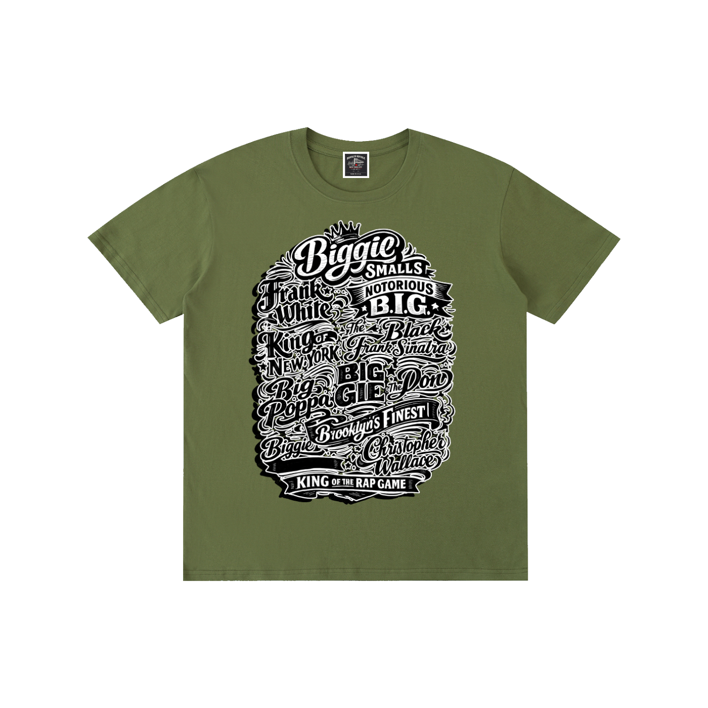 "The Black Frank White" Cotton Unisex T-Shirt