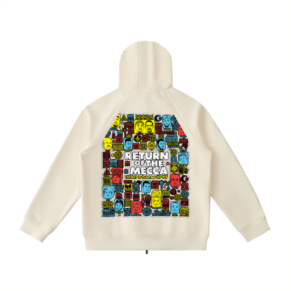 "Return to Mecca" Heavyweight Raglan Zip Hoodie