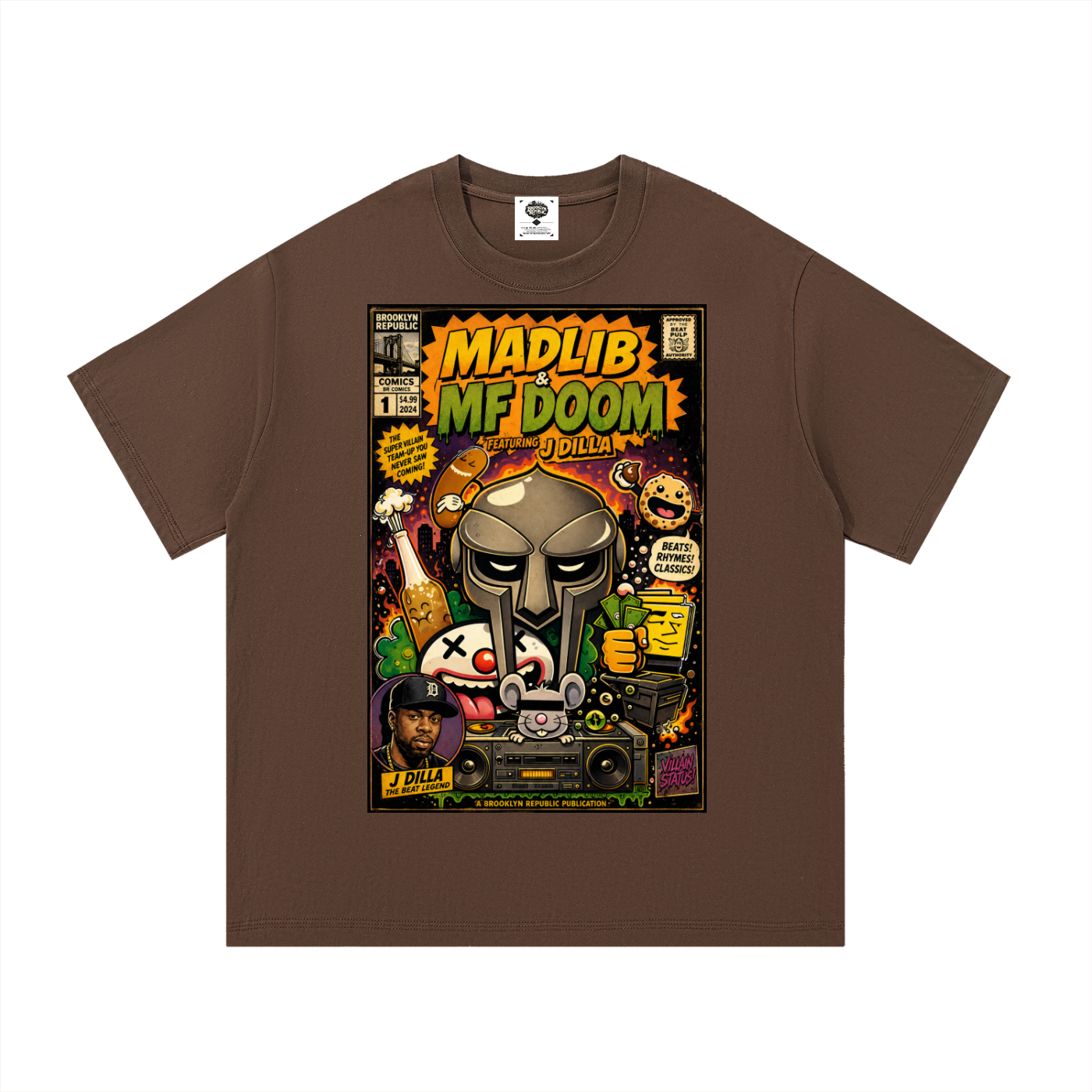 "The Adventures of MadLib and MF Doom" Cotton T-Shirt