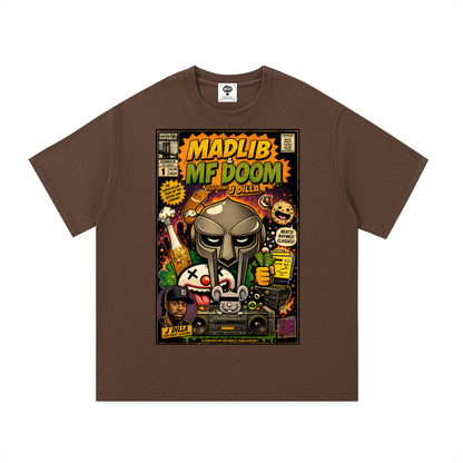 "The Adventures of MadLib and MF Doom" Cotton T-Shirt