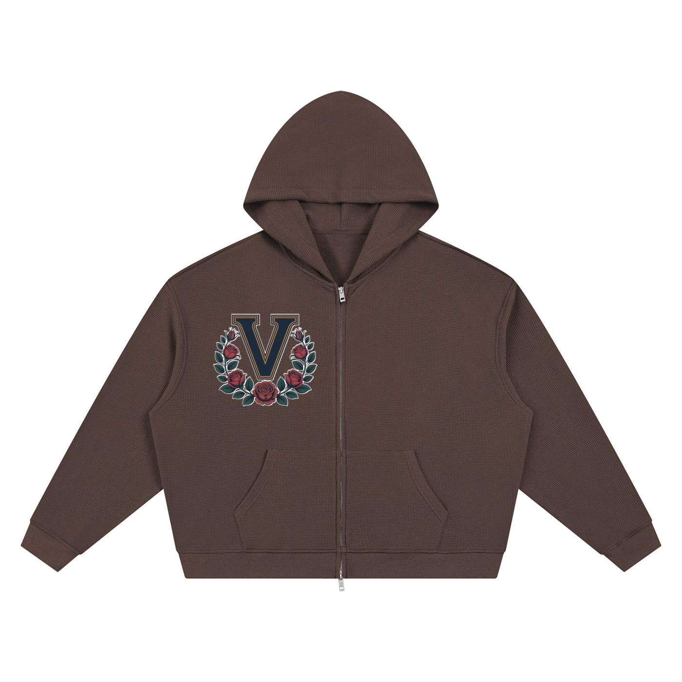 "VARSITY" Waffle Cotton Sweatsuit