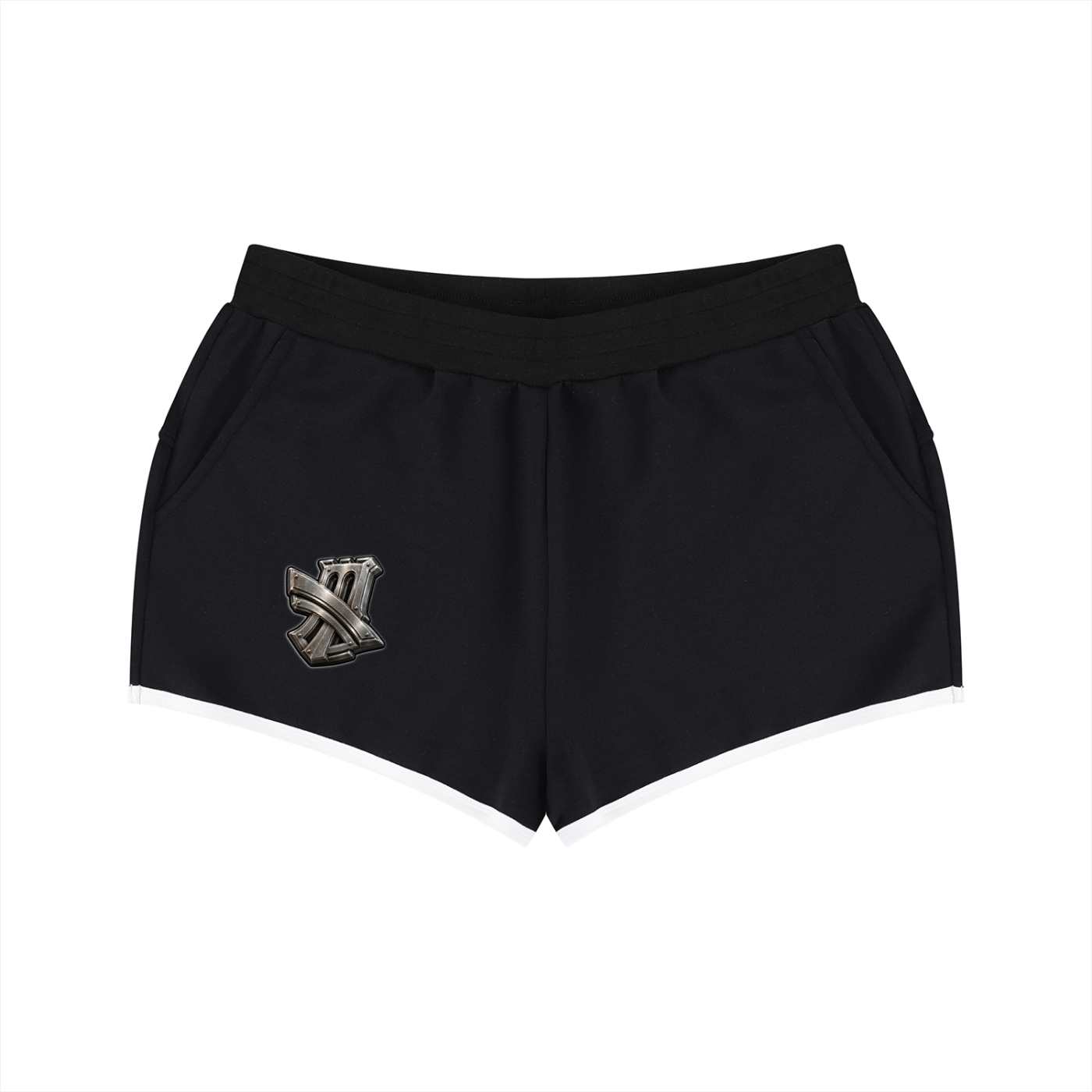 "Brooklyn Strong" Women's Retro Contrast Binding Shorts