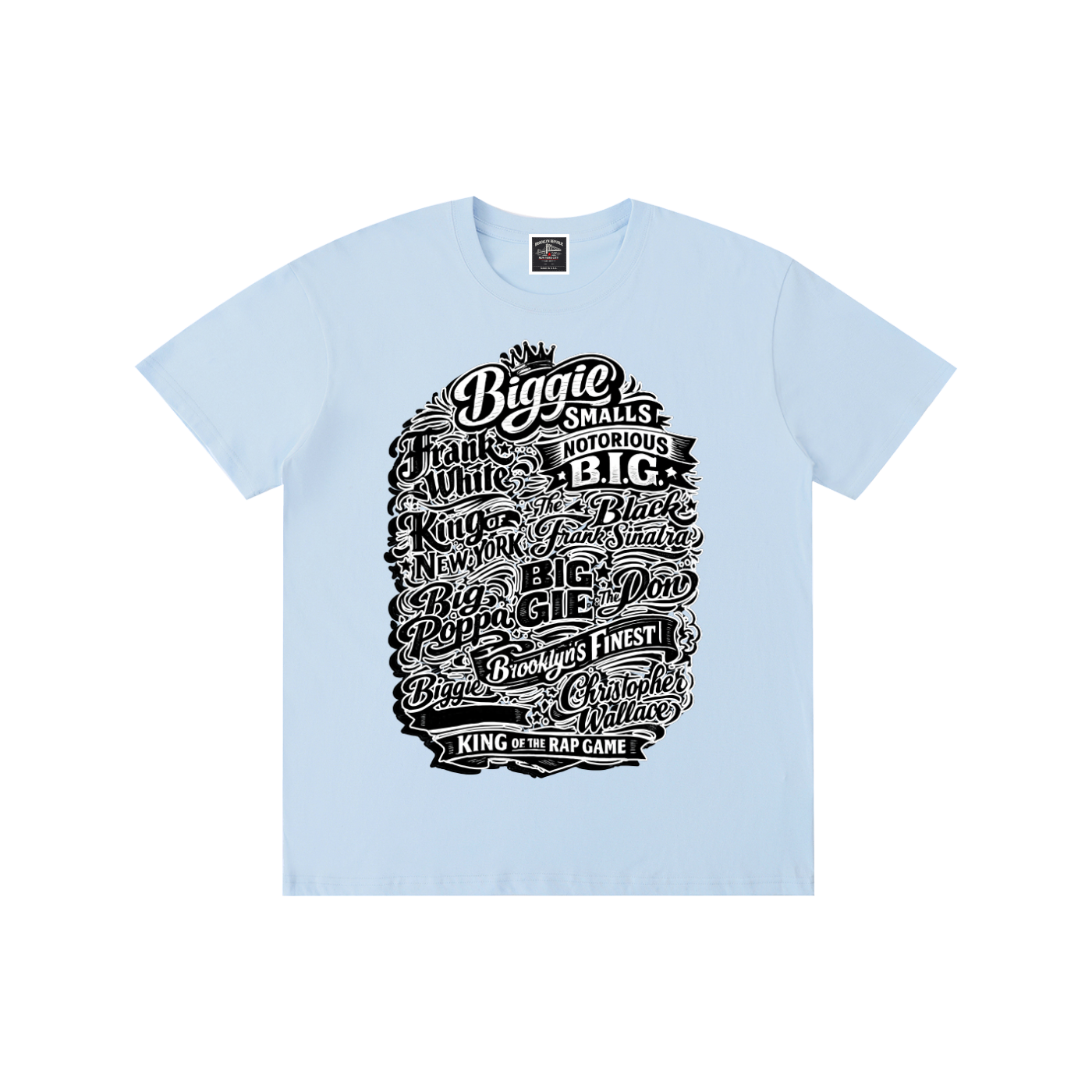 "The Black Frank White" Cotton Unisex T-Shirt