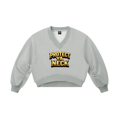 PYN™ Women’s Crop V-Neck Sweatshirt