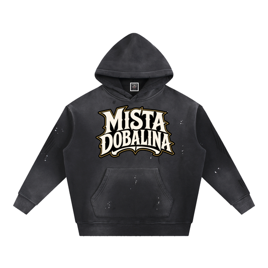 "Mista Dobalina" Vintage Washed Frayed Fleece Hoodie