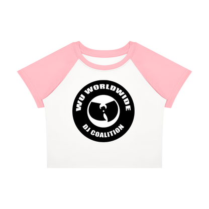 PYN™ "Wu World DJ Coalition" Women’s Raglan Color Block Baby T-Shirt
