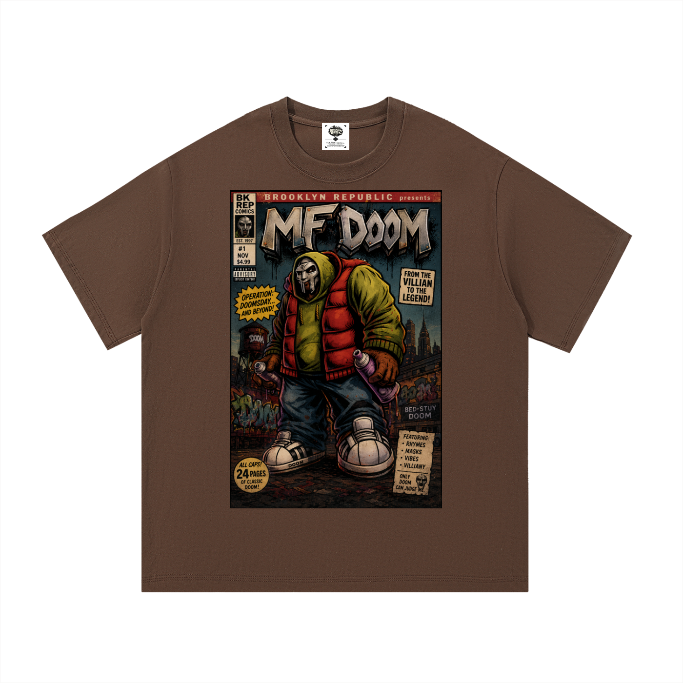 "The Adventures of MF Doom" Cotton T-Shirt