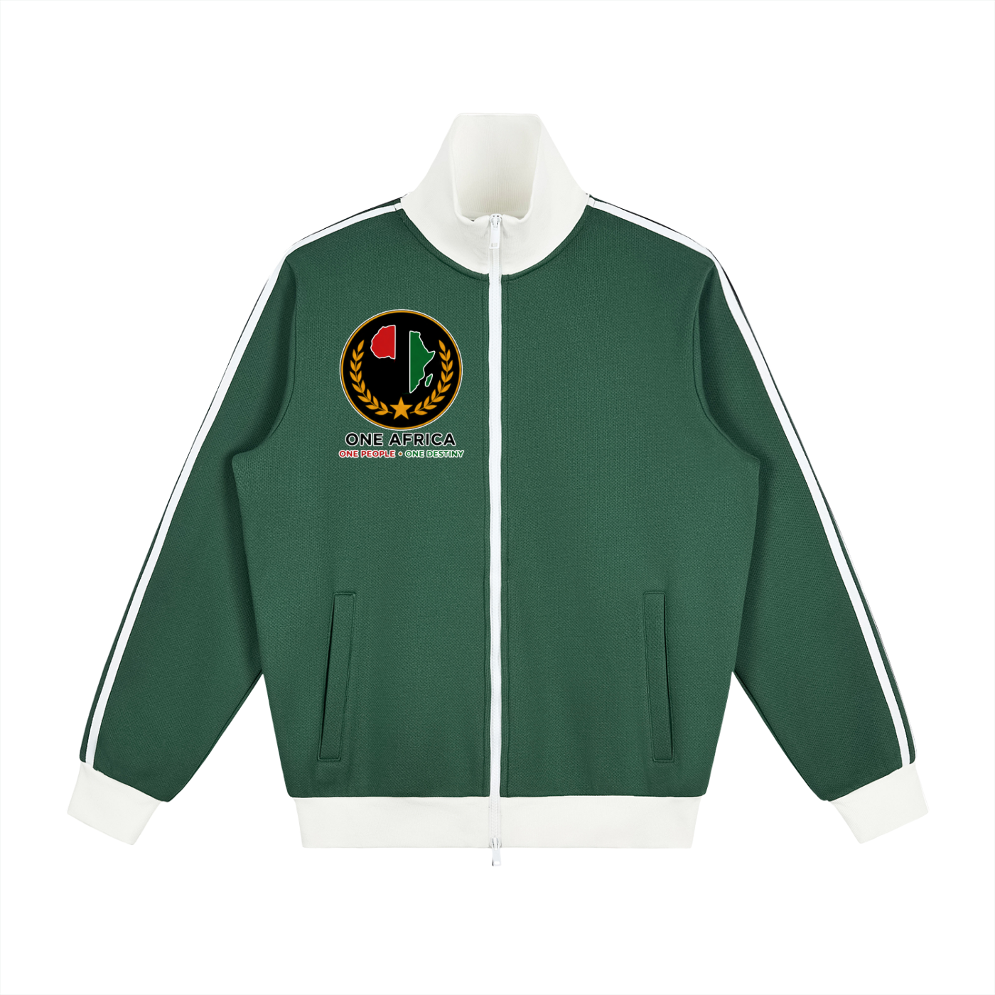 "One Voice" Contrast Fleece Track Jacket