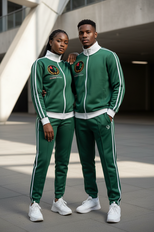 Sankofa™ "One Voice" Contrast Fleece Track Jacket