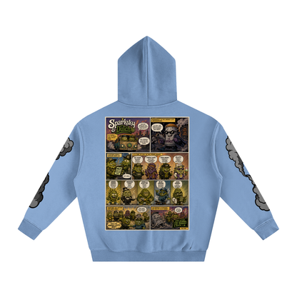 "Sparksky & Dutch" Oversize Fleeced Hoodie