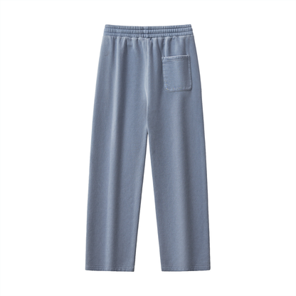 "Brooklyn Republic" Frayed Enzyme Washed Fleece Sweatpants