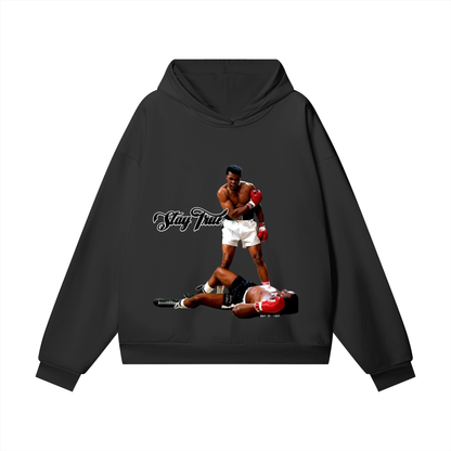 "Taming of The Grizzly" Heavyweight Hidden Pocket Fleece Hoodie