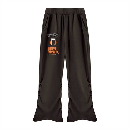 "Vinyl Brews" Women’s Vintage Wash Ruched Sweatsuit