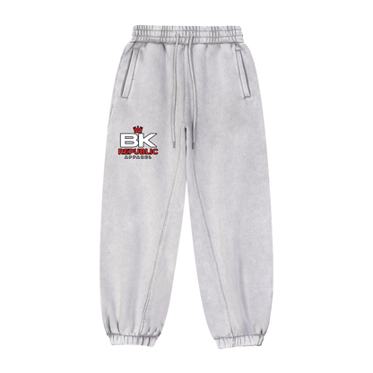 "Brooklyn Republic Essentials" Block Party Fleeced Jogger Sweatpants