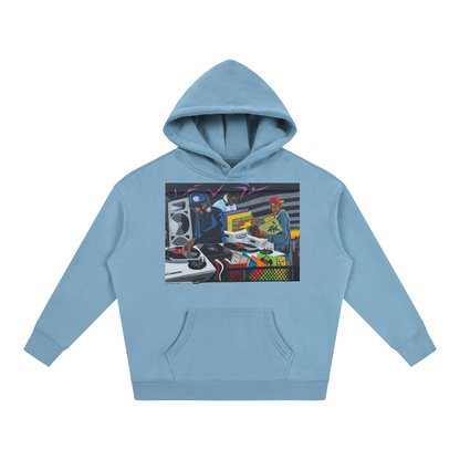 "CHUGHES 4 EVA" Oversize Fleeced Hoodie