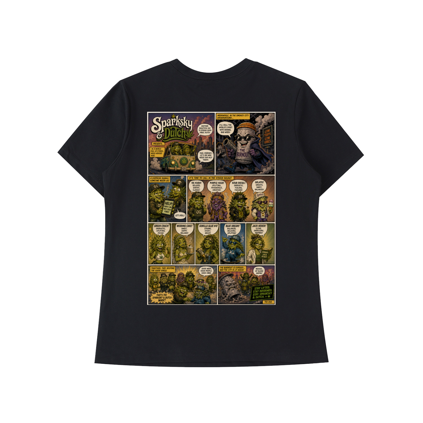 "Sparksky & Dutch" Standard Shoulder T-Shirt