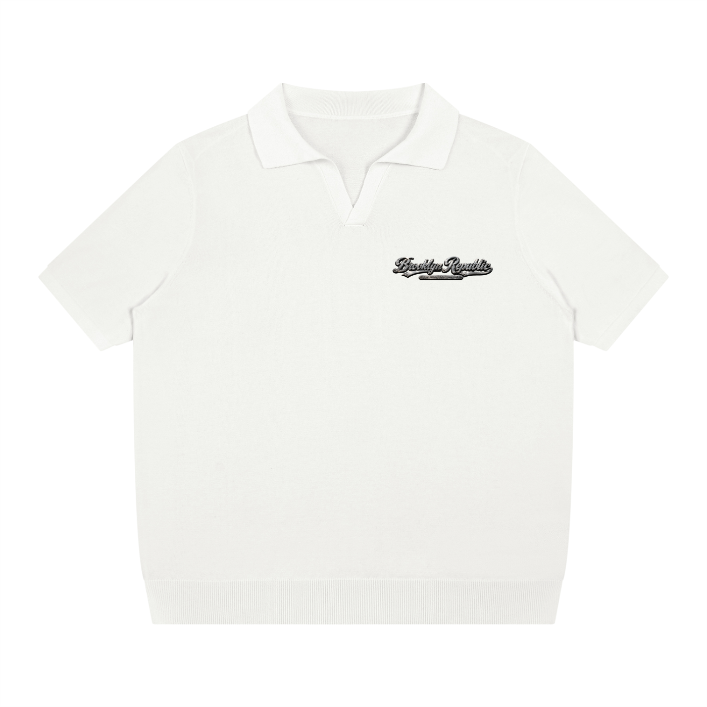 "Brooklyn Republic Essential" Heavyweight Oversized Polo Shirt