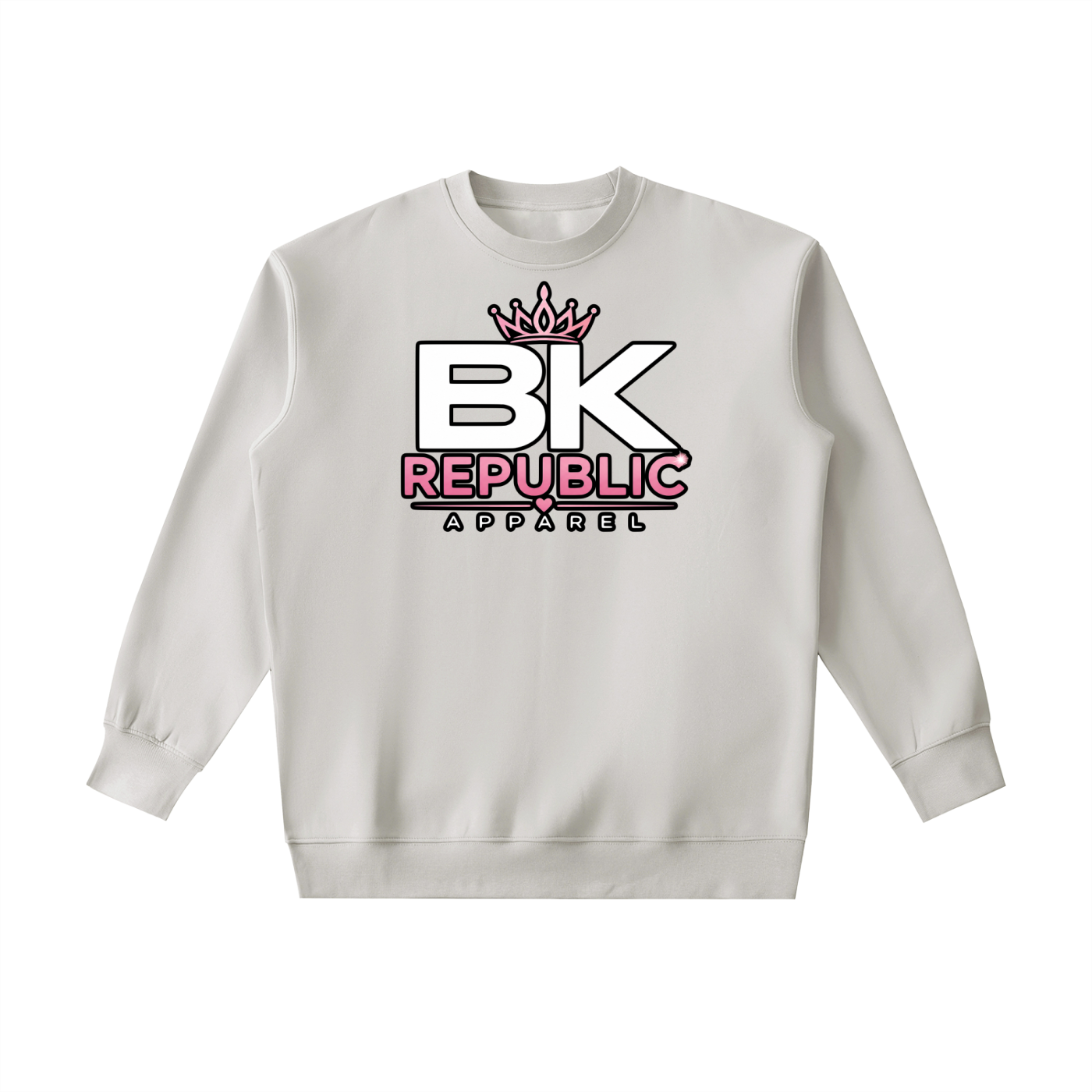 "Brooklyn Republic Essentials" Women's Block Party Heavyweight Crewneck Sweatshirt