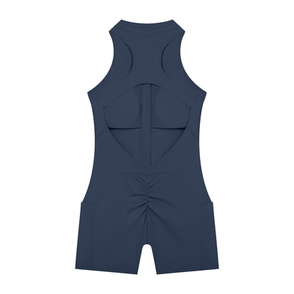 Brooklyn Republic Essentials™ Women’s Quarter-Zip Yoga Romper