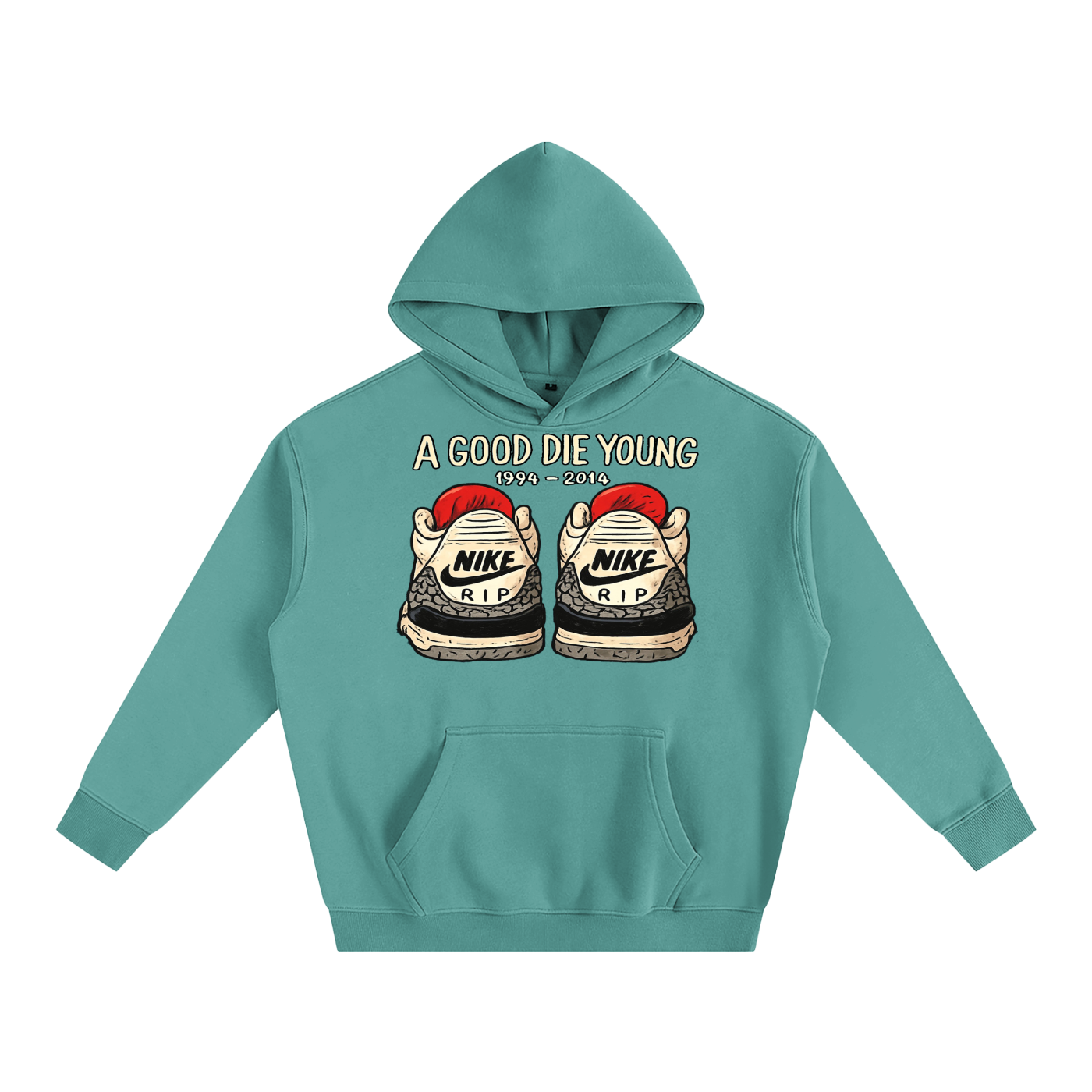 "FOREVER YOUNG" Oversize Fleeced Hoodie