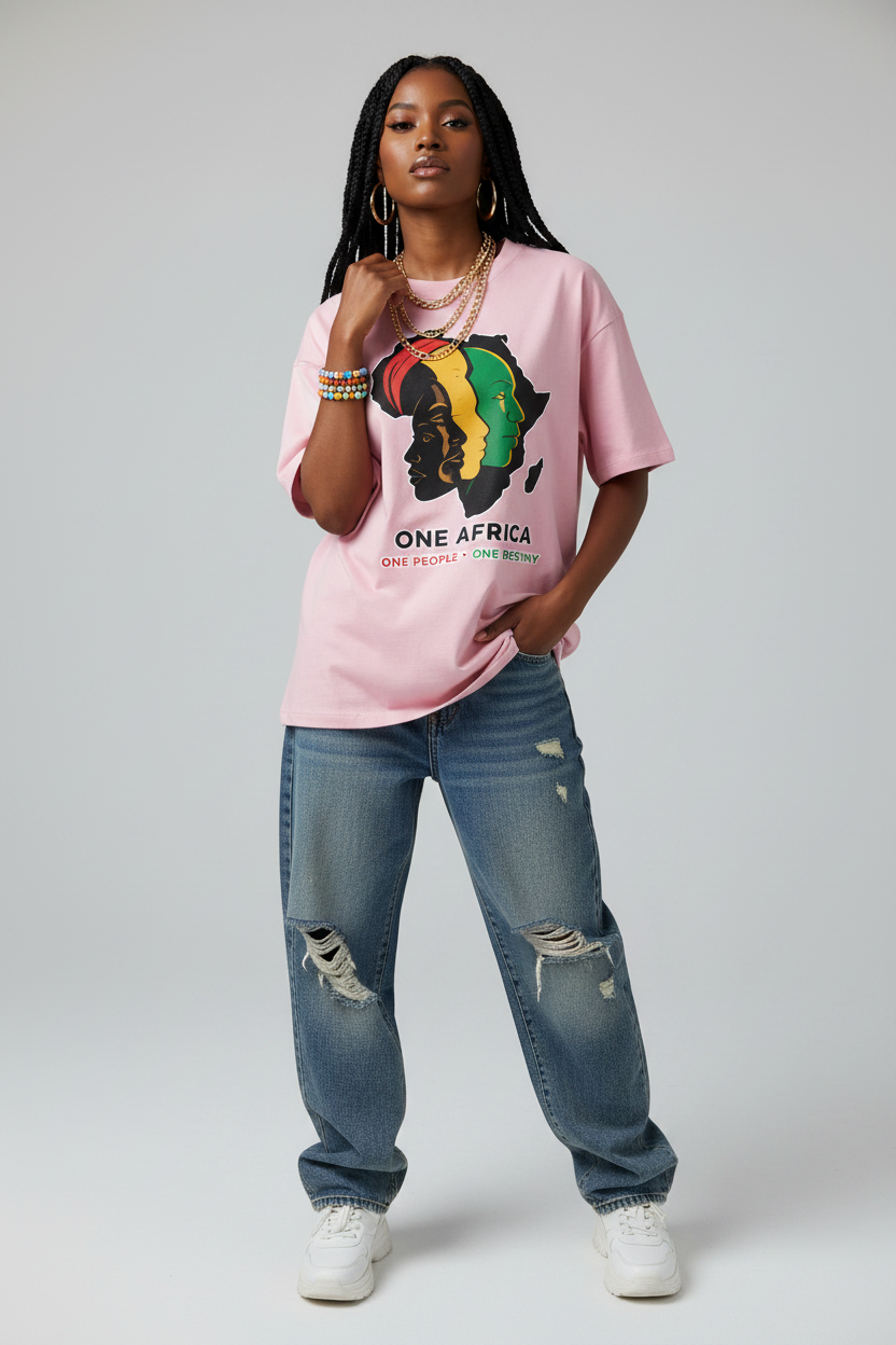 Sankofa™ "One blood" Cotton T-Shirt