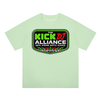 "KICK DJ Alliance" Oversized Drop Shoulder T-Shirt