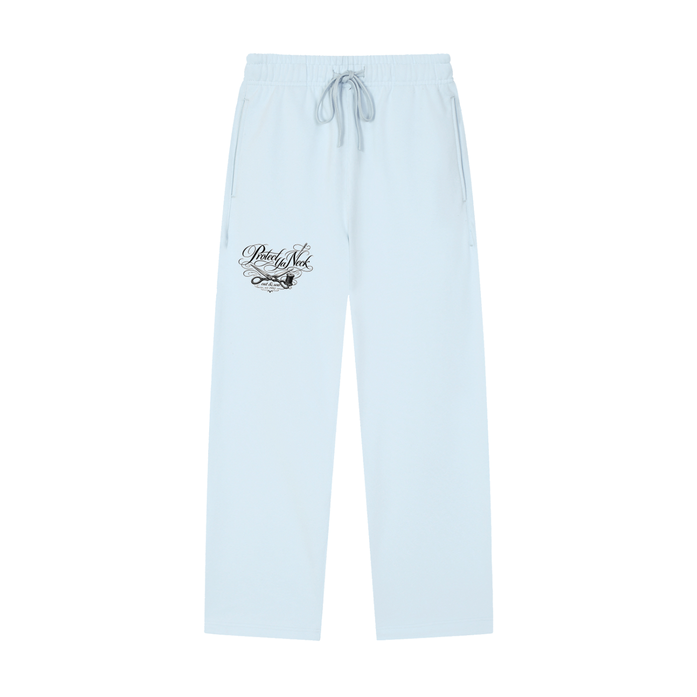 PYN™ x BKRP™ "Cut & Sew" Solid Color Straight-Leg Sweatpants