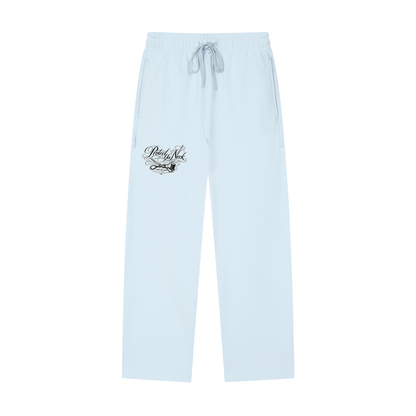 PYN™ x BKRP™ "Cut & Sew" Solid Color Straight-Leg Sweatpants