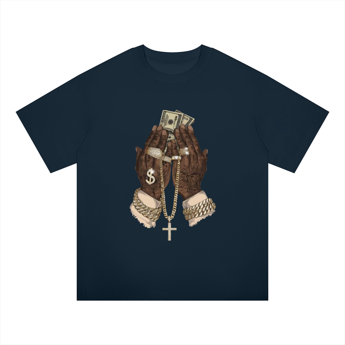"In God We Trust/Lust" Oversized Drop Shoulder T-Shirt