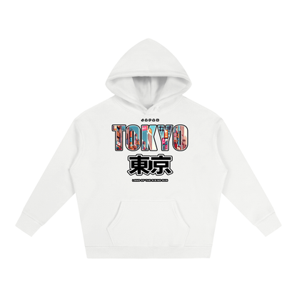 "Land of the Rising Sun" Oversize Fleeced Hoodie