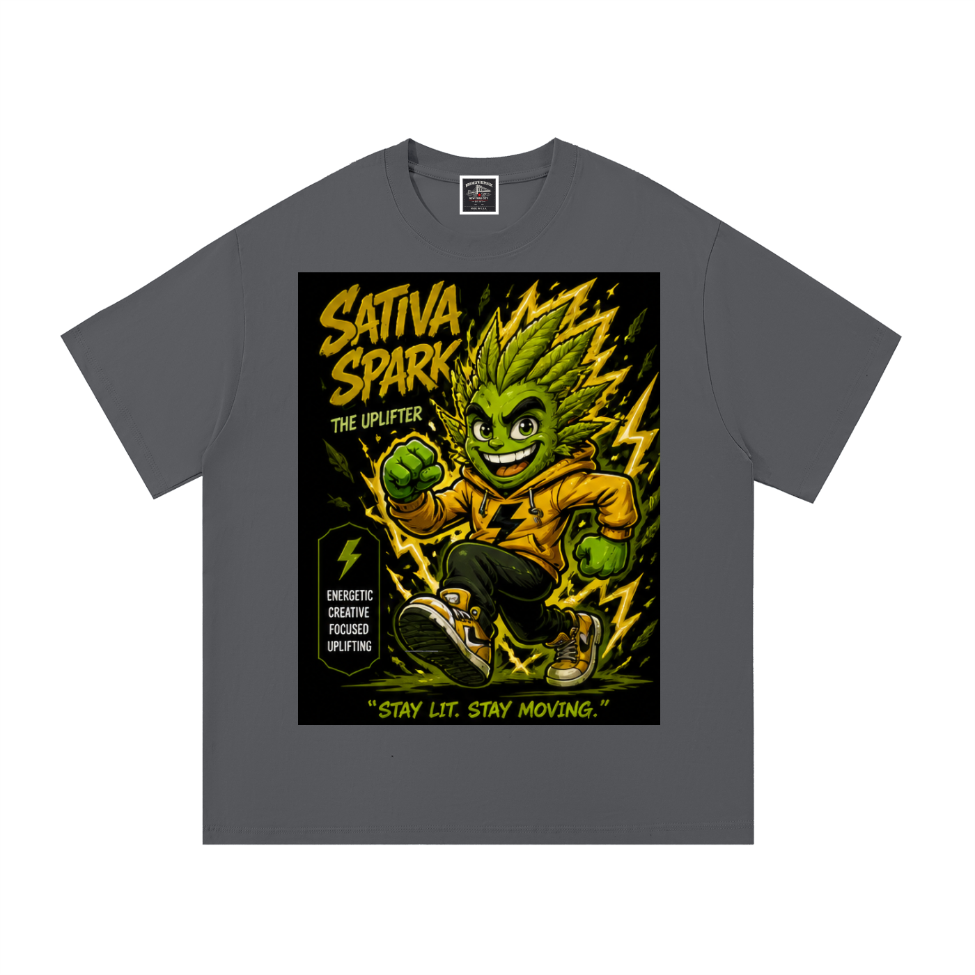 Sparksky & Dutch™ "Sativa Spark" Cotton T-Shirt