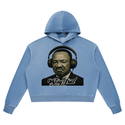 "MLK" Women’s Vintage Wash Heavyweight Hoodie