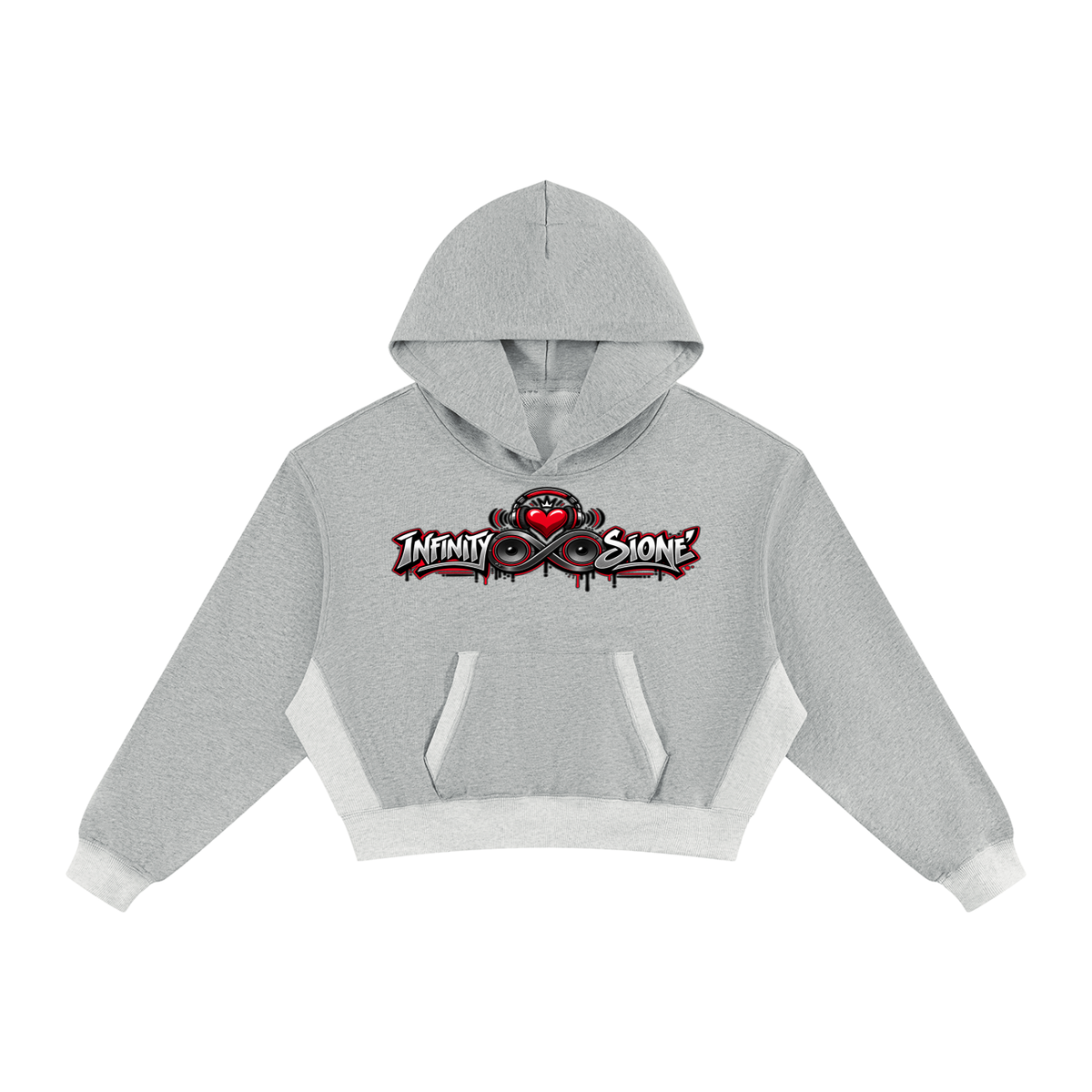 Infinity Sione "HeartBeatz" Women's Color Block Raw Hem Sweatsuit