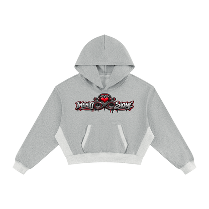 Infinity Sione "HeartBeatz" Women's Color Block Raw Hem Sweatsuit