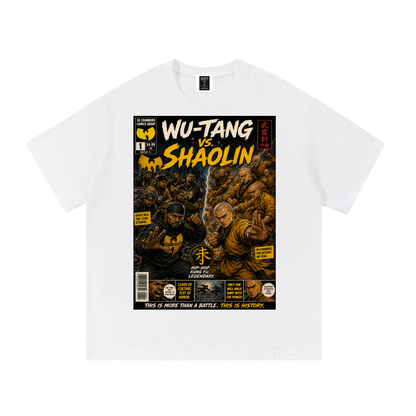 PYN™ x BKRP™ "Wu-Tang vs. Shaolin" Cotton T-Shirt