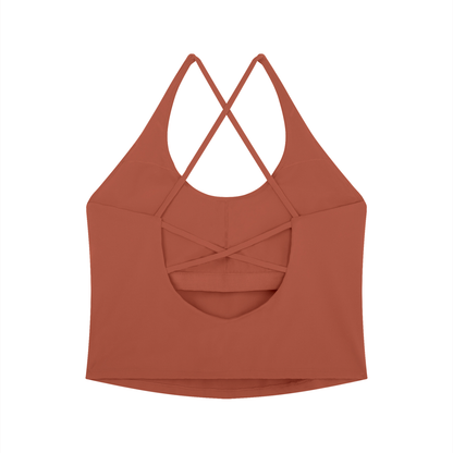 "Brooklyn Strong" Women's Tight Halter Yoga Tank Top