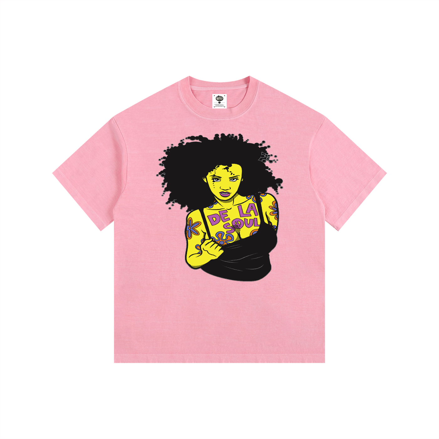 "Daisy Age" Vintage Washed Oversized Cotton T-Shirt