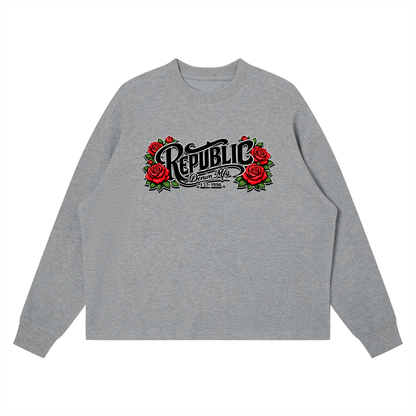 Unisex Waffle Boxy Long Sleeve T-Shirt