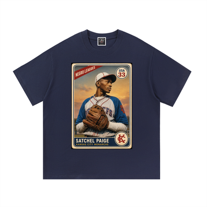 “Satchel Paige” Cotton T-Shirt