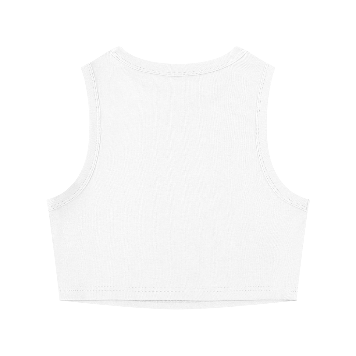 "Ladies First Comic Vol.1" Women's Tight Crewneck Crop Tank Top